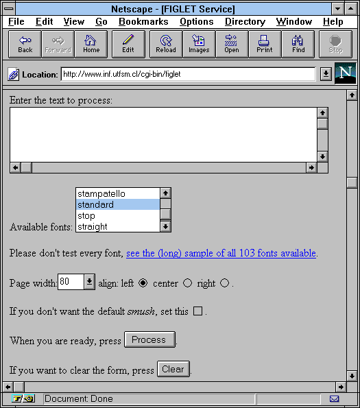 Figlet Service